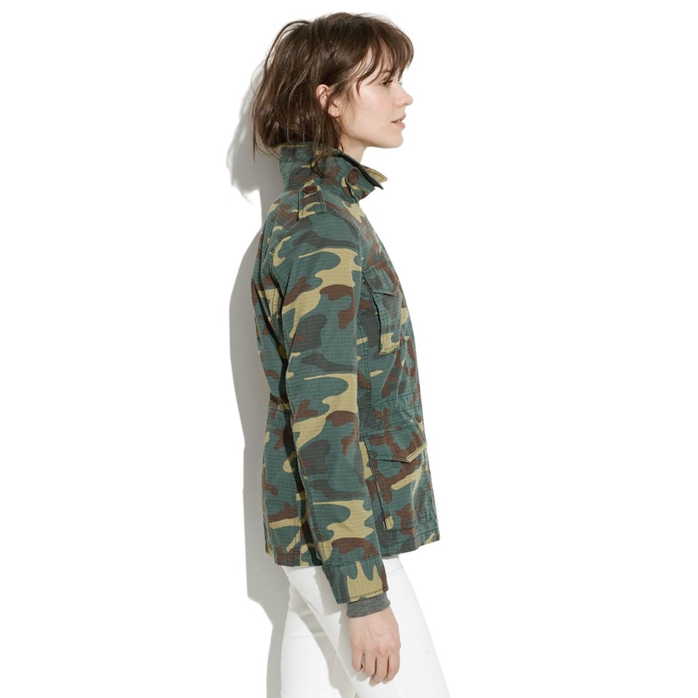 Madewell Outbound Jacket in Vintage Dyed Camo
